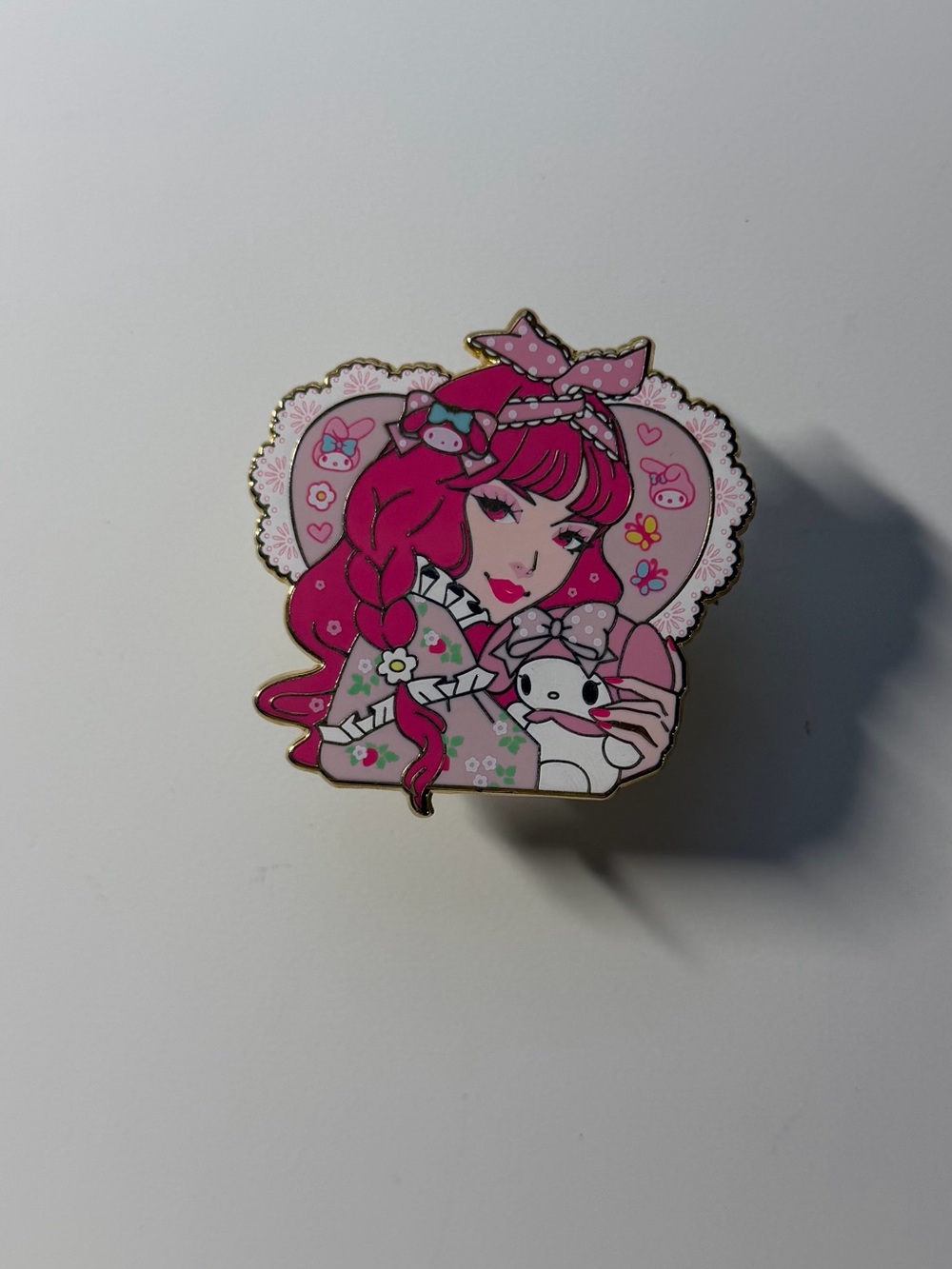 Madebynuwa Patreon Exclusive My Melody Sanrio Enamel Pin